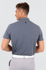 Áo Polo Golf ARISLE A-CLASS Glacier Grey Mini Stripe