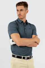 Áo Polo Golf ARISLE A-CLASS Platinum Stripe Ash Blue