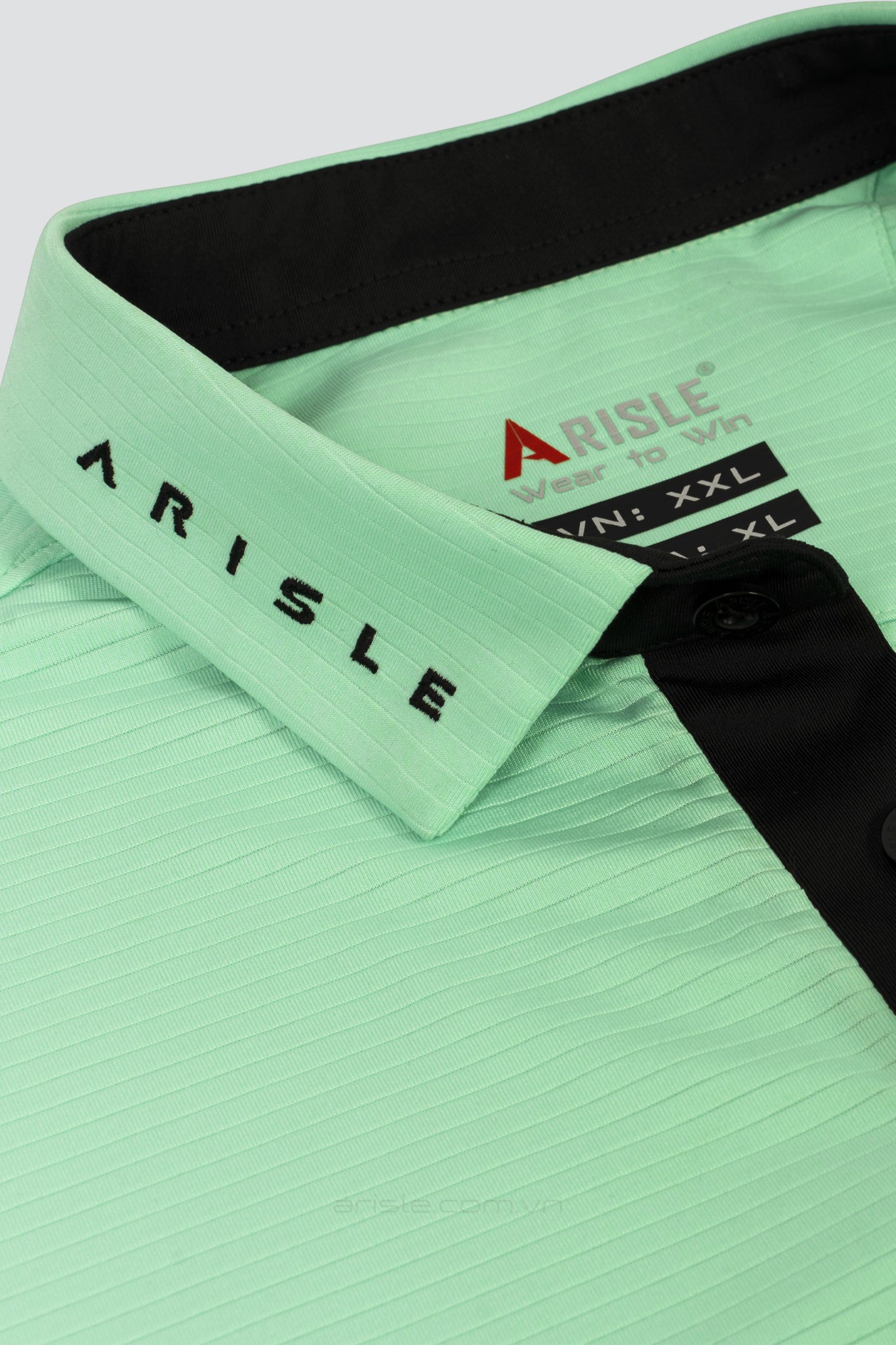 Áo Polo Golf ARISLE Pro-Golfer Pastel Green Stripe