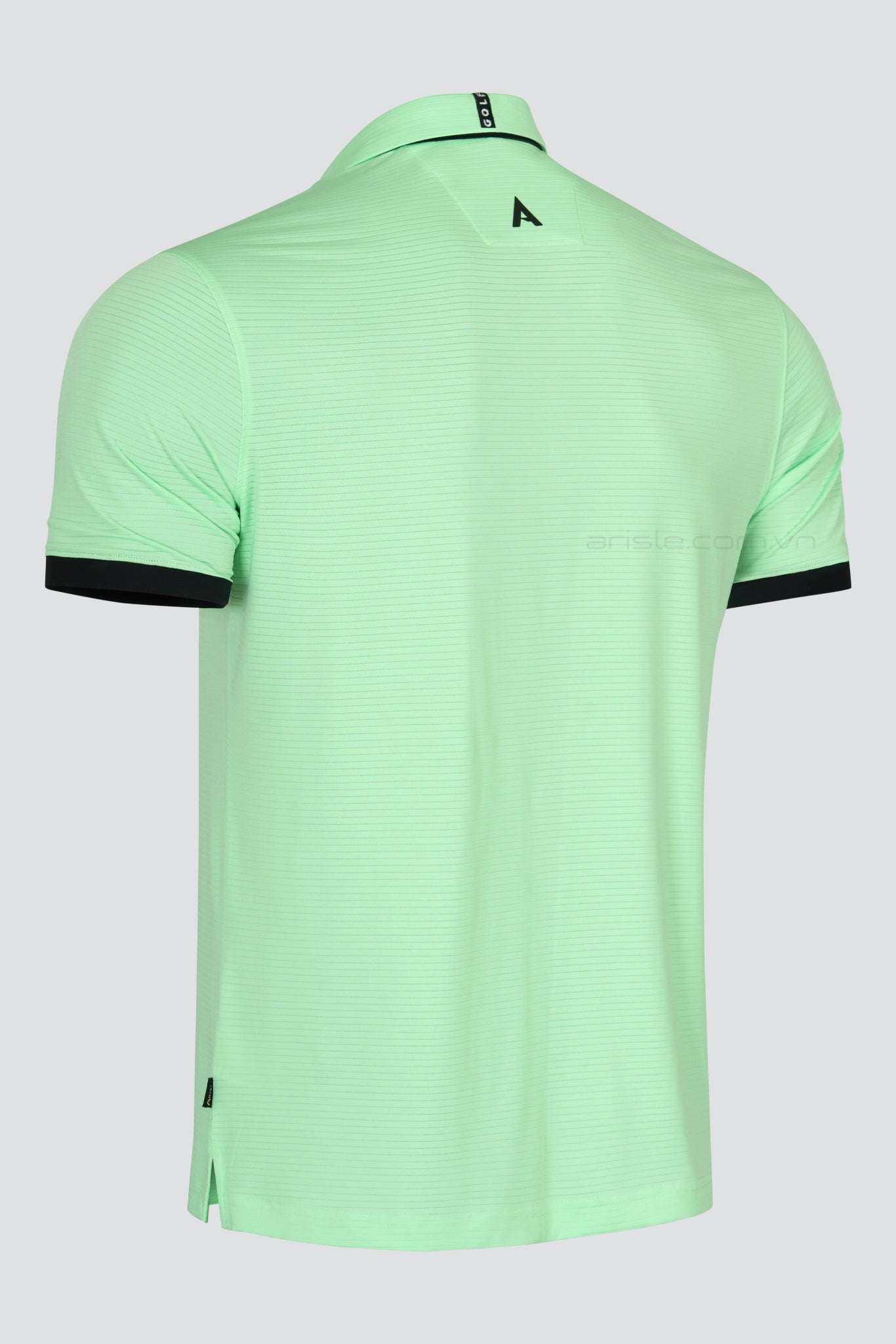 Áo Polo Golf ARISLE Pro-Golfer Pastel Green Stripe