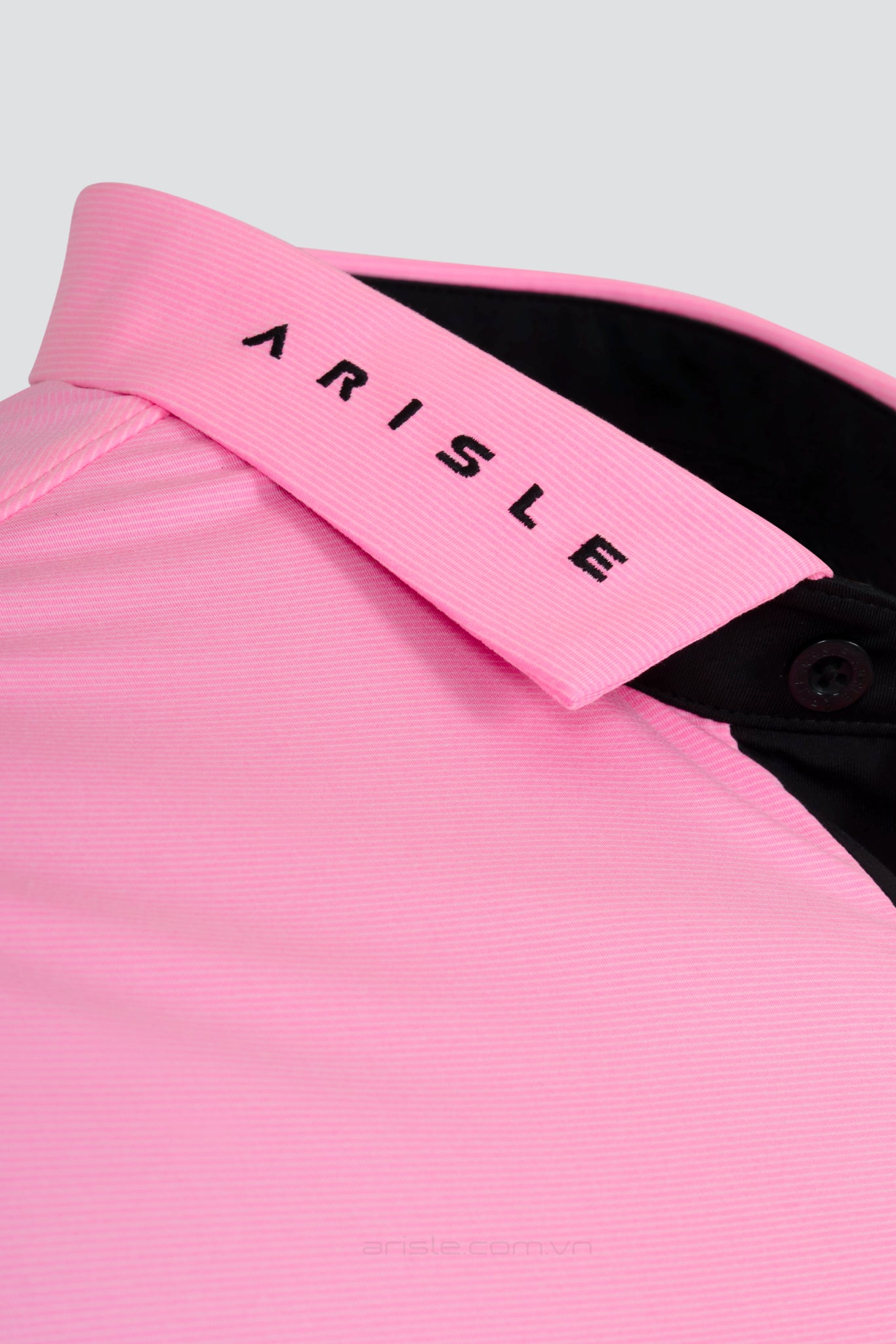 Áo Polo Golf ARISLE Pro-Golfer Golf Stripe Pink