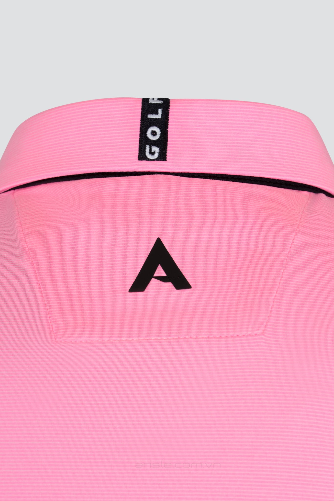 Áo Polo Golf ARISLE Pro-Golfer Golf Stripe Pink