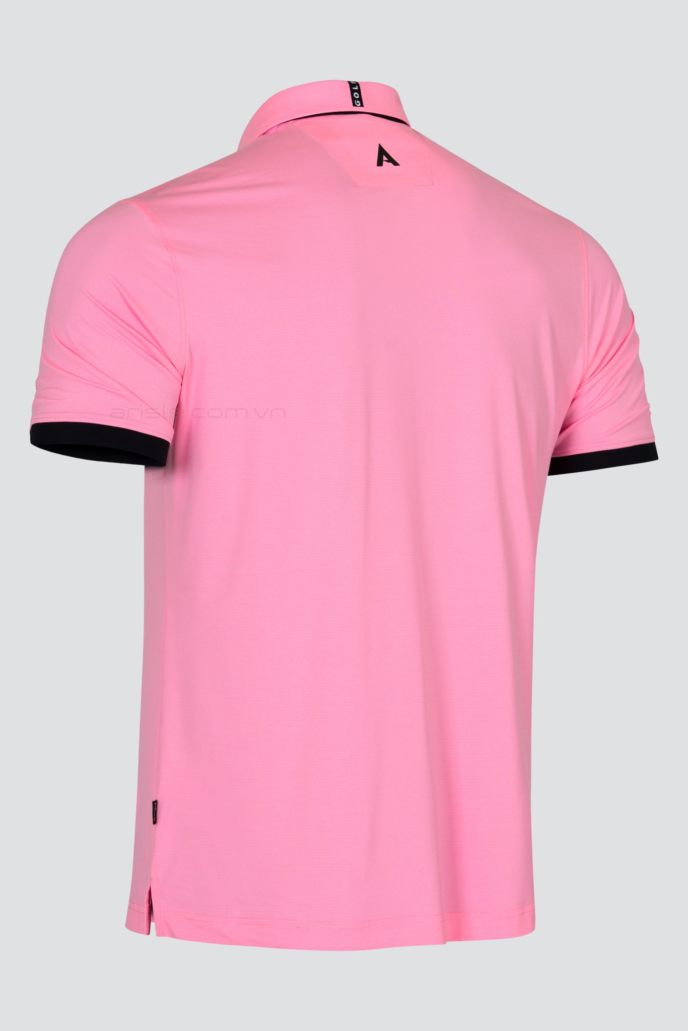 Áo Polo Golf ARISLE Pro-Golfer Golf Stripe Pink