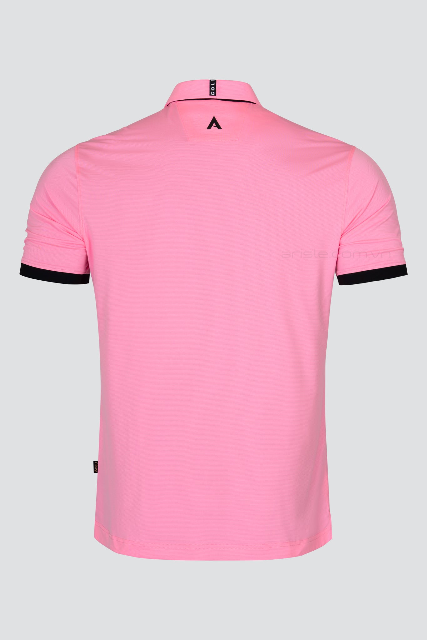 Áo Polo Golf ARISLE Pro-Golfer Golf Stripe Pink