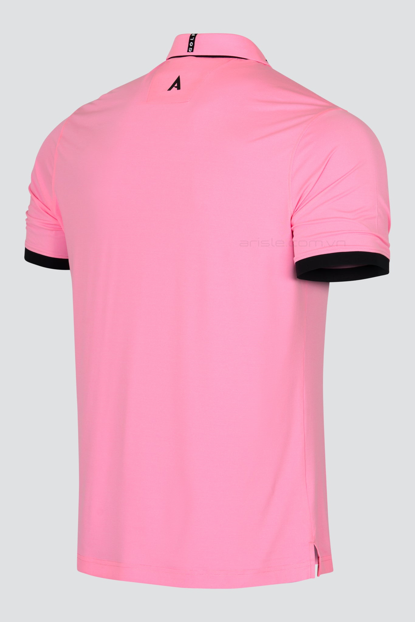 Áo Polo Golf ARISLE Pro-Golfer Golf Stripe Pink