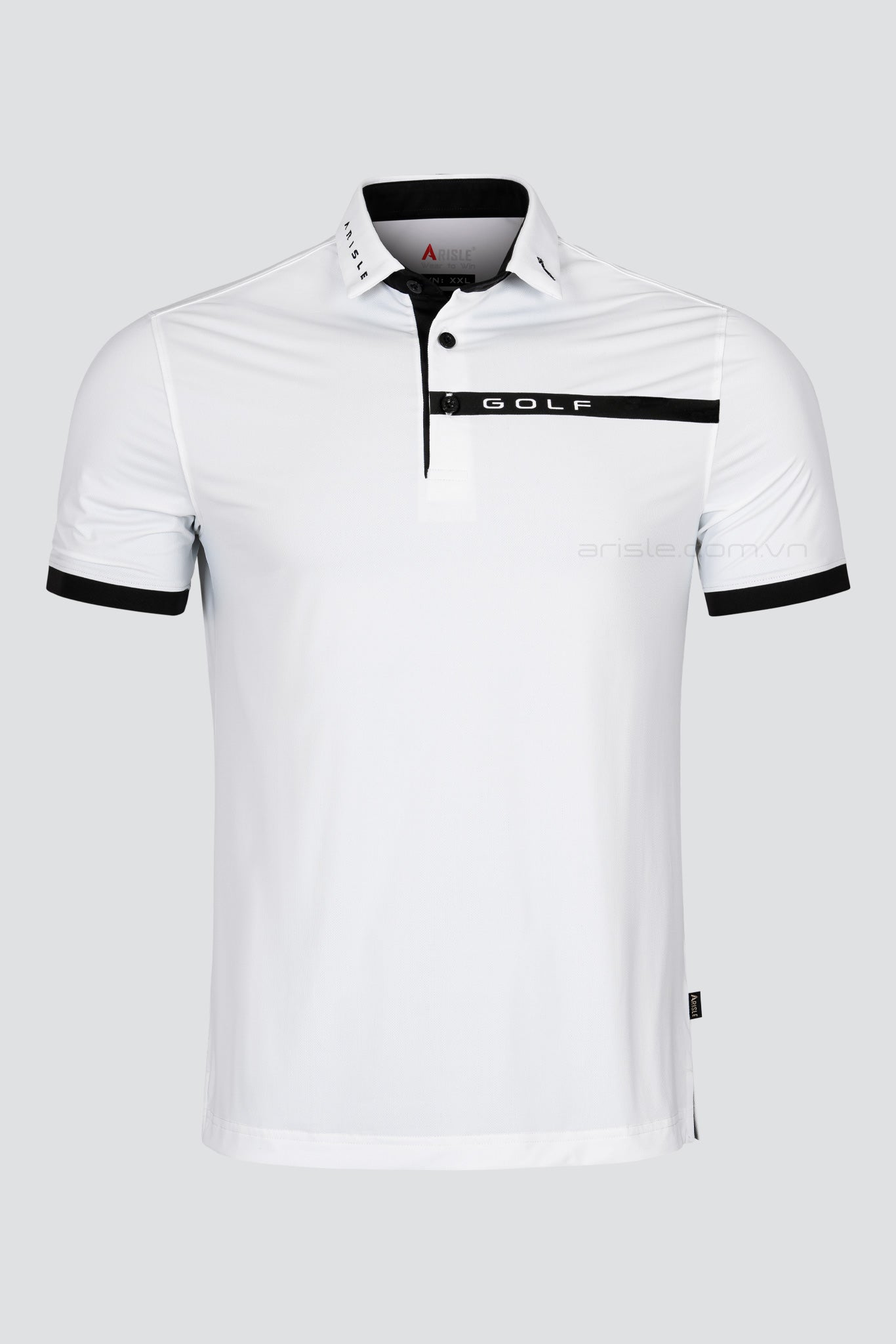 Áo Polo Golf ARISLE Pro-Golfer Ice White