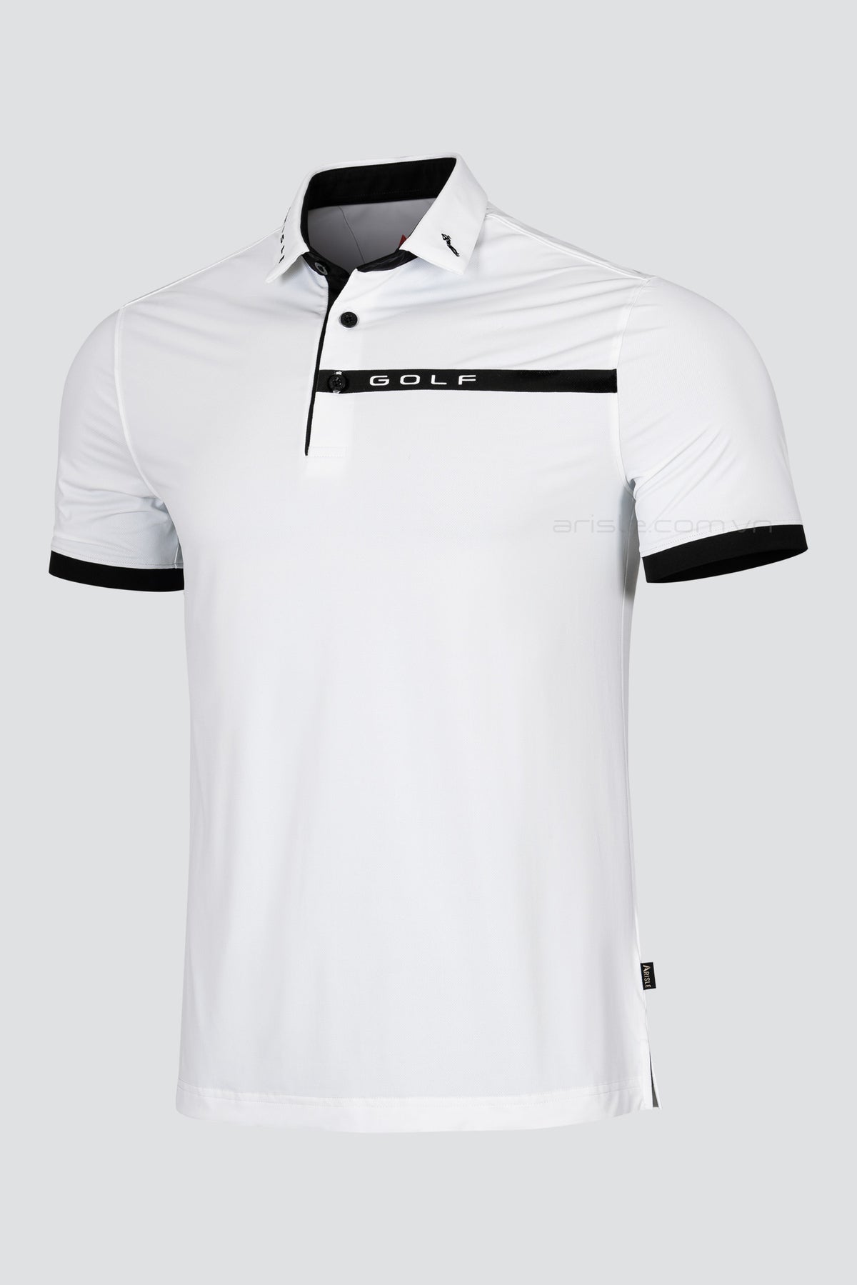 Áo Polo Golf ARISLE Pro-Golfer Ice White