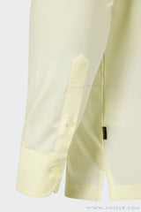 Áo Polo Golf Nam Dài Tay ARISLE Mini Stripe - Lemon