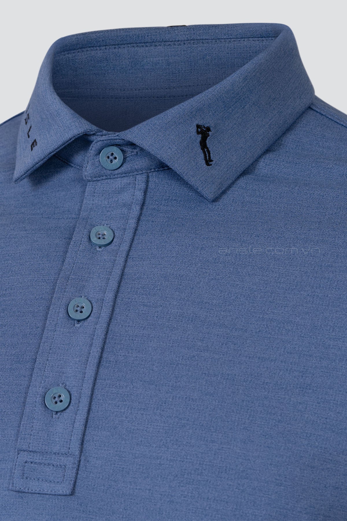 Áo Polo Golf Nam Dài Tay ARISLE Bossman Fall - French Blue