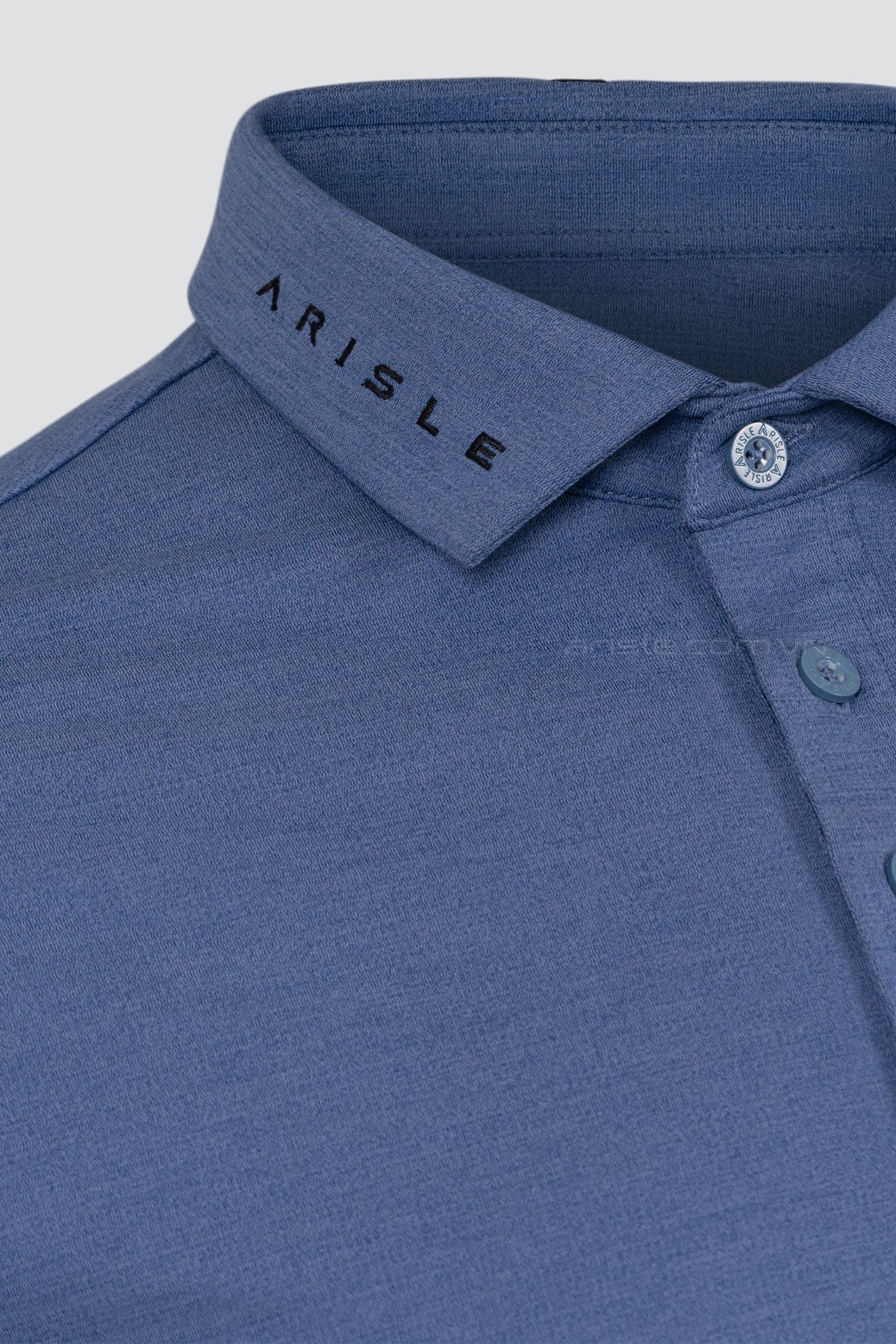 Áo Polo Golf Nam Dài Tay ARISLE Bossman Fall - French Blue