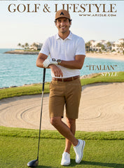 [New in] - Quần Shorts Golf Nam ARISLE Diamond Chip Expresso