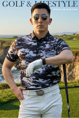 [Signature Design]- ARISLE Golf & Lifestyle Black Grey New Camo