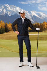 Áo Khoác Golf ARISLE DS Metallic Bomber Jacket