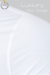 Áo Polo Golf Nam ARISLE Golf & Resort White Mini Stripe