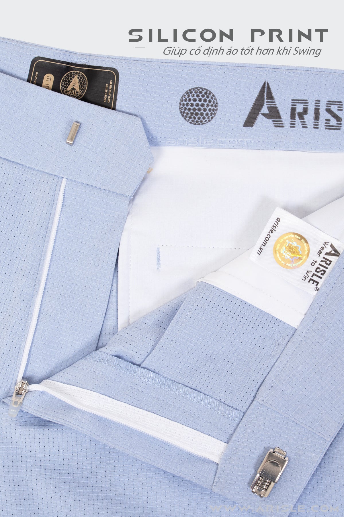 [New in] - Quần Golf Short ARISLE Airvent Summer Lilac