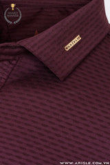 Áo Polo Golf Nam Dài Tay ARISLE LS Burgundy