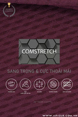 Áo Polo Golf Nam Dài Tay ARISLE LS Burgundy