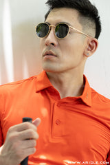Áo Polo Golf Nam ARISLE Golf & Lifestyle Red Mini Stripe