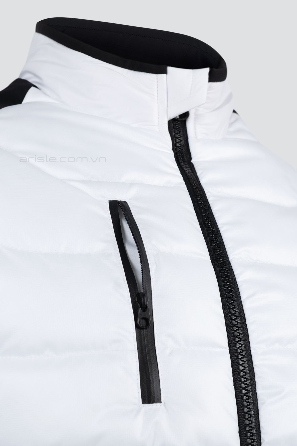 Áo Phao Golf ARISLE Hybrid Jacket Diamond White