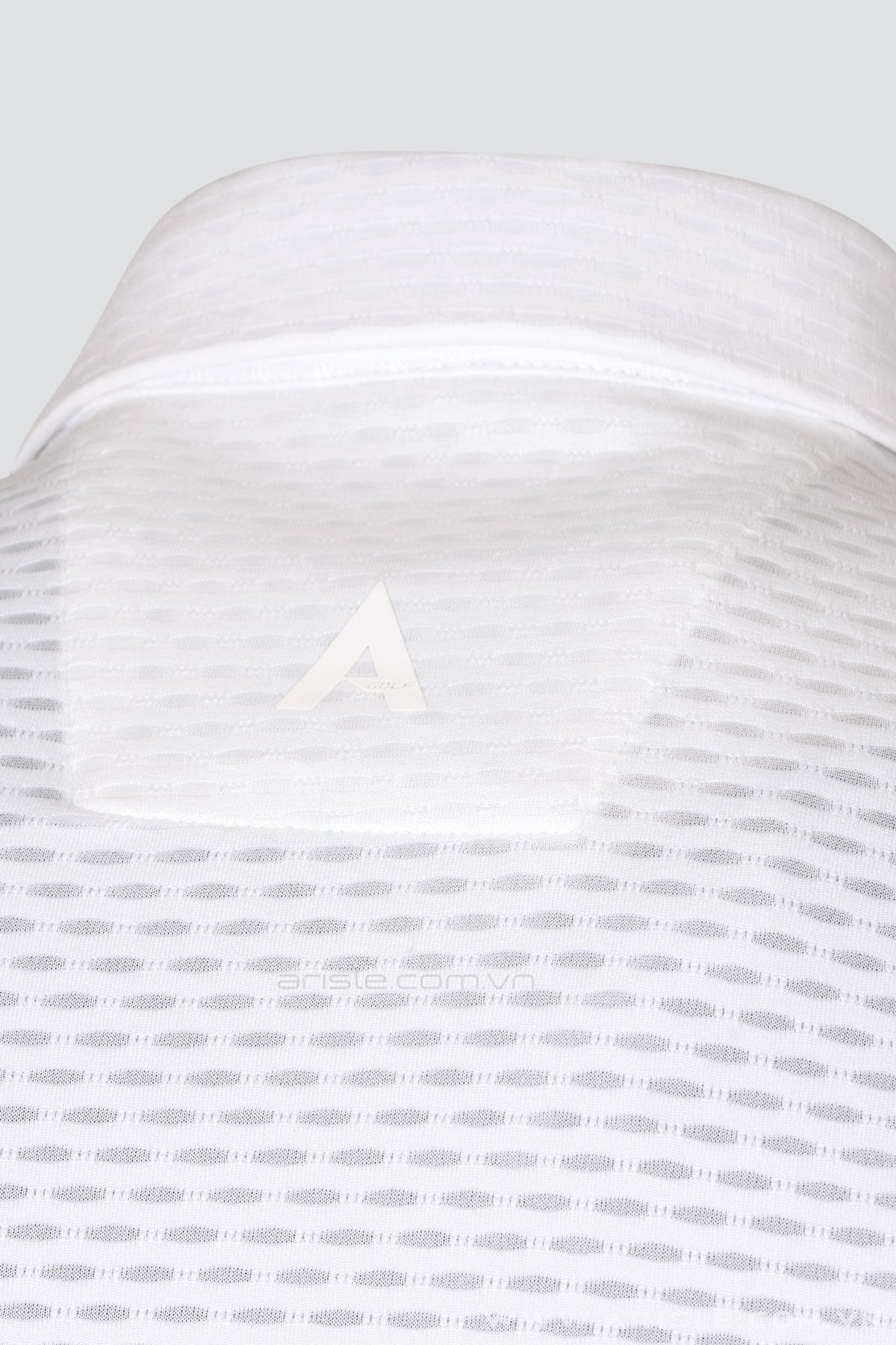 Áo Polo Golf ARISLE LS Fox White
