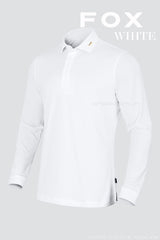 Áo Polo Golf ARISLE LS Fox White
