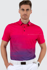 Áo Polo Golf Nam ARISLE Pro-Golfer Royal Fuchsia