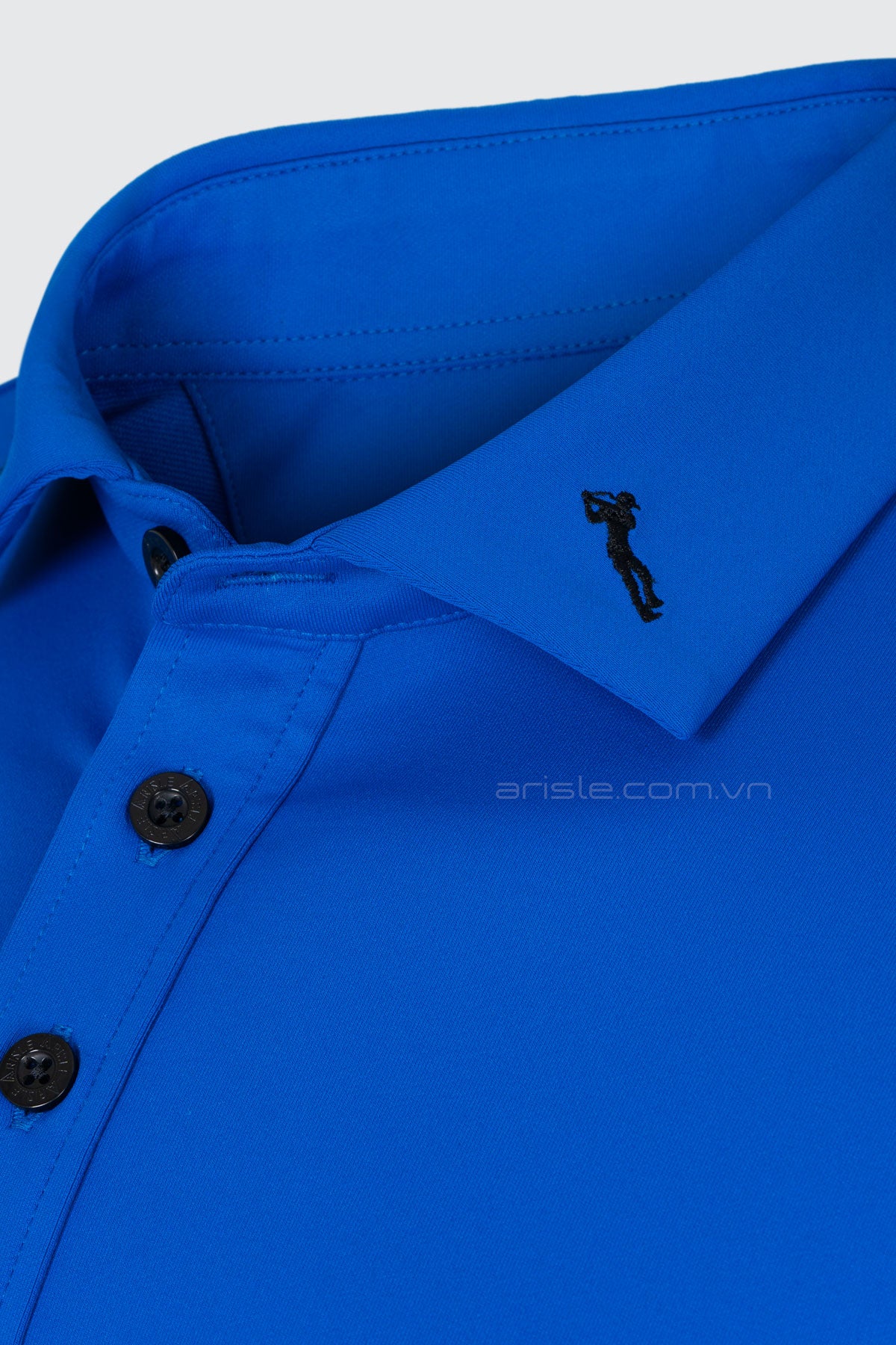 Áo Polo Golf Nam Cao Cấp ARISLE LS Cobalt Blue