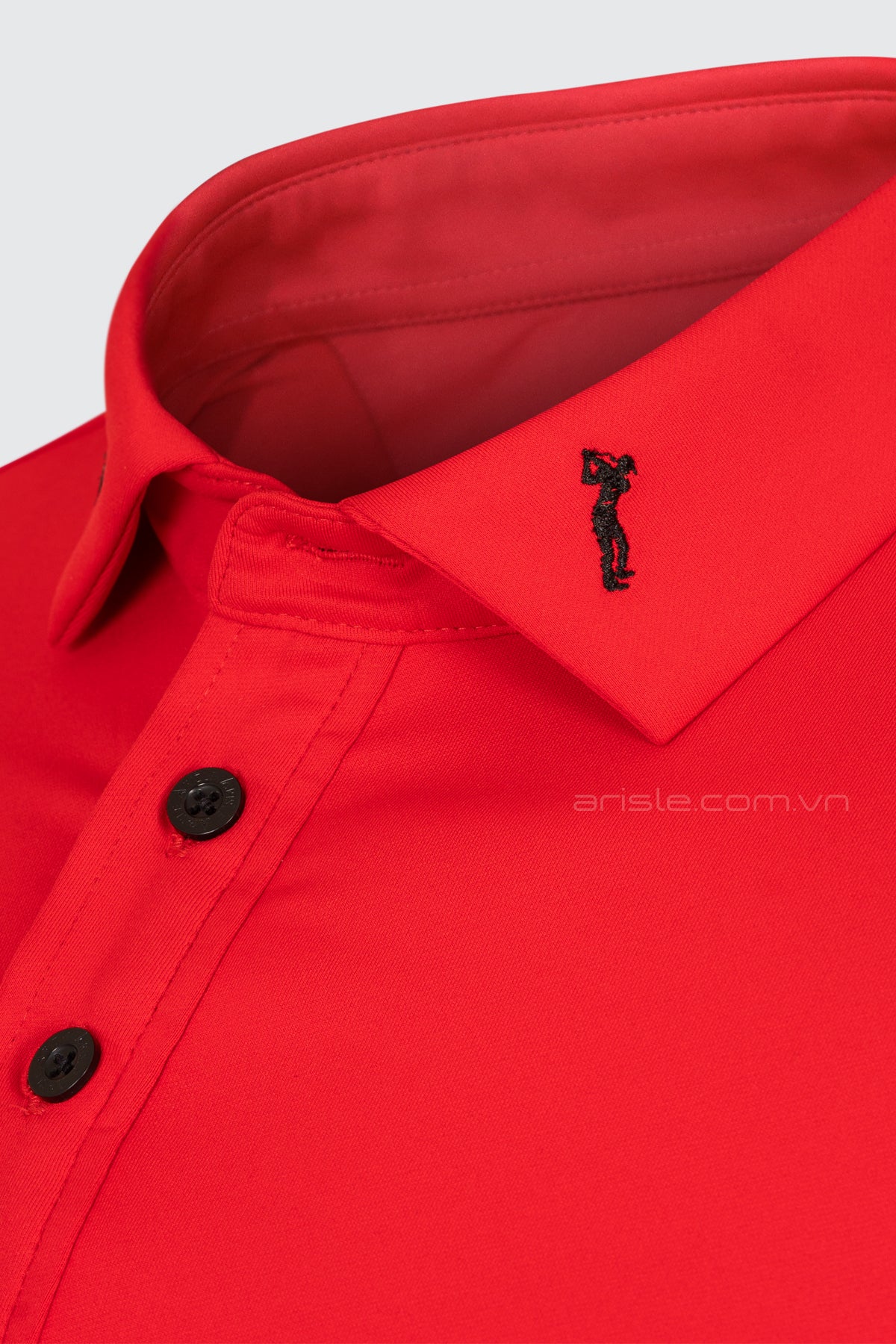 Áo Polo Golf Nam Cao Cấp ARISLE LS So Red