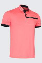 Áo Polo Golf Nam ARISLE Pro-Golfer Pastel Orange Stripe