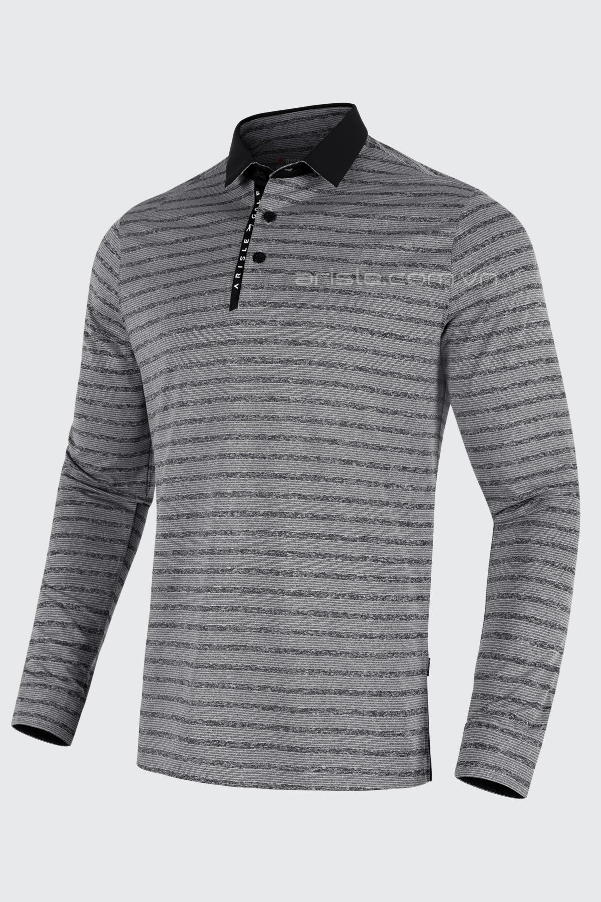 Áo Polo Golf Tay Dài ARISLE Classy LS Smoke Grey