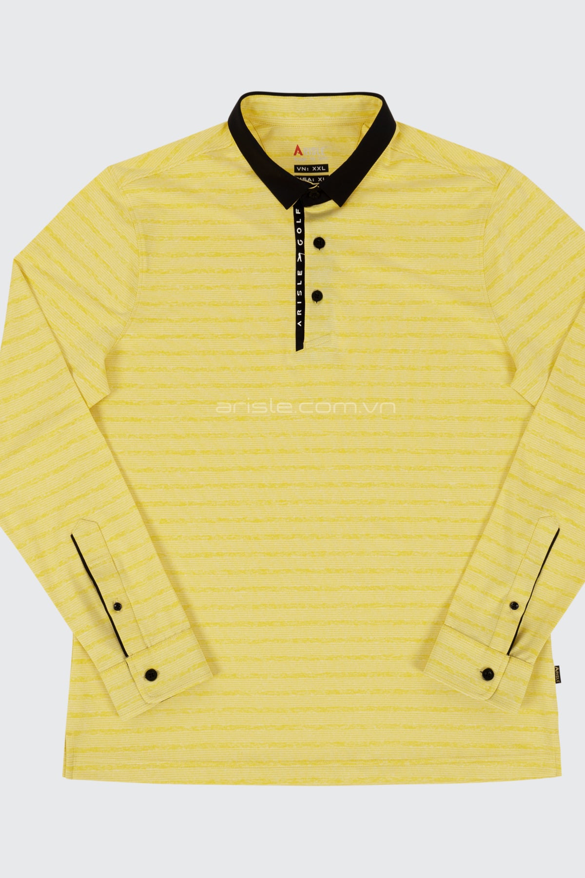 Áo Polo Golf Tay Dài ARISLE Classy LS Lemon Yellow