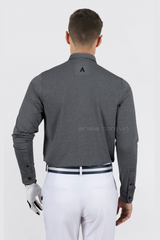 Áo Polo Golf ARISLE LS A-CLASS Titan Gray Stripe