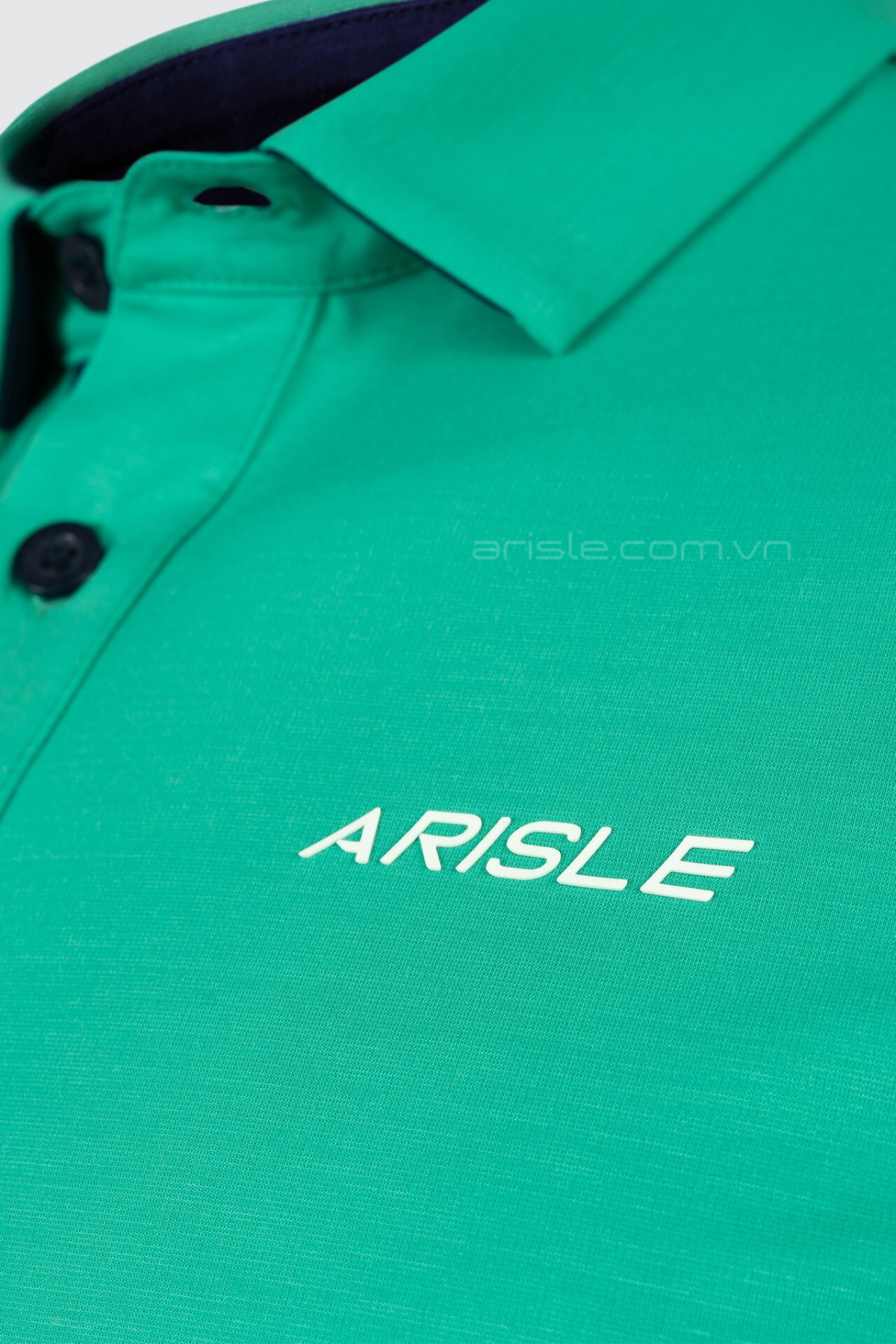 Áo Polo Golf ARISLE LS COTFLEX Emerald Green