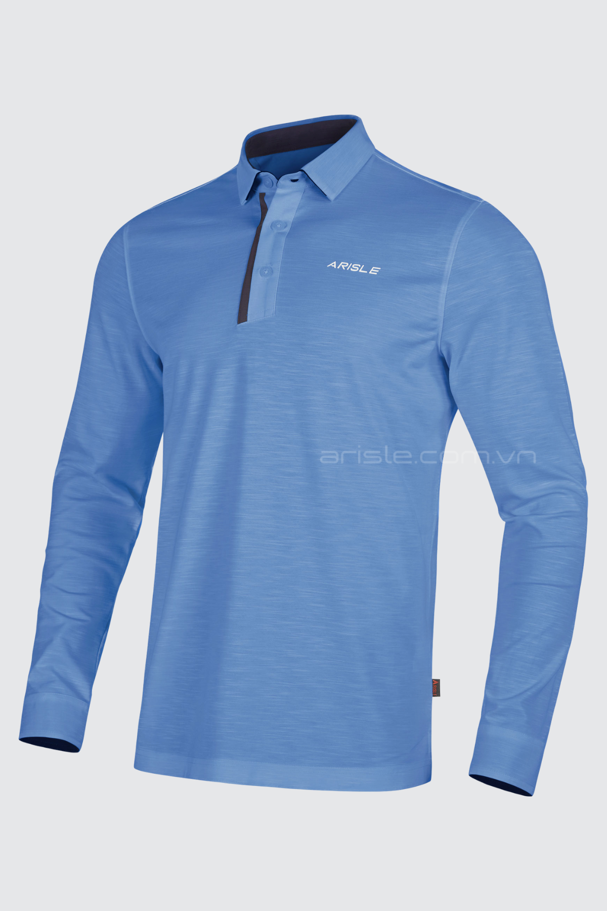 Áo Polo Golf ARISLE LS COTFLEX Sky-Blue