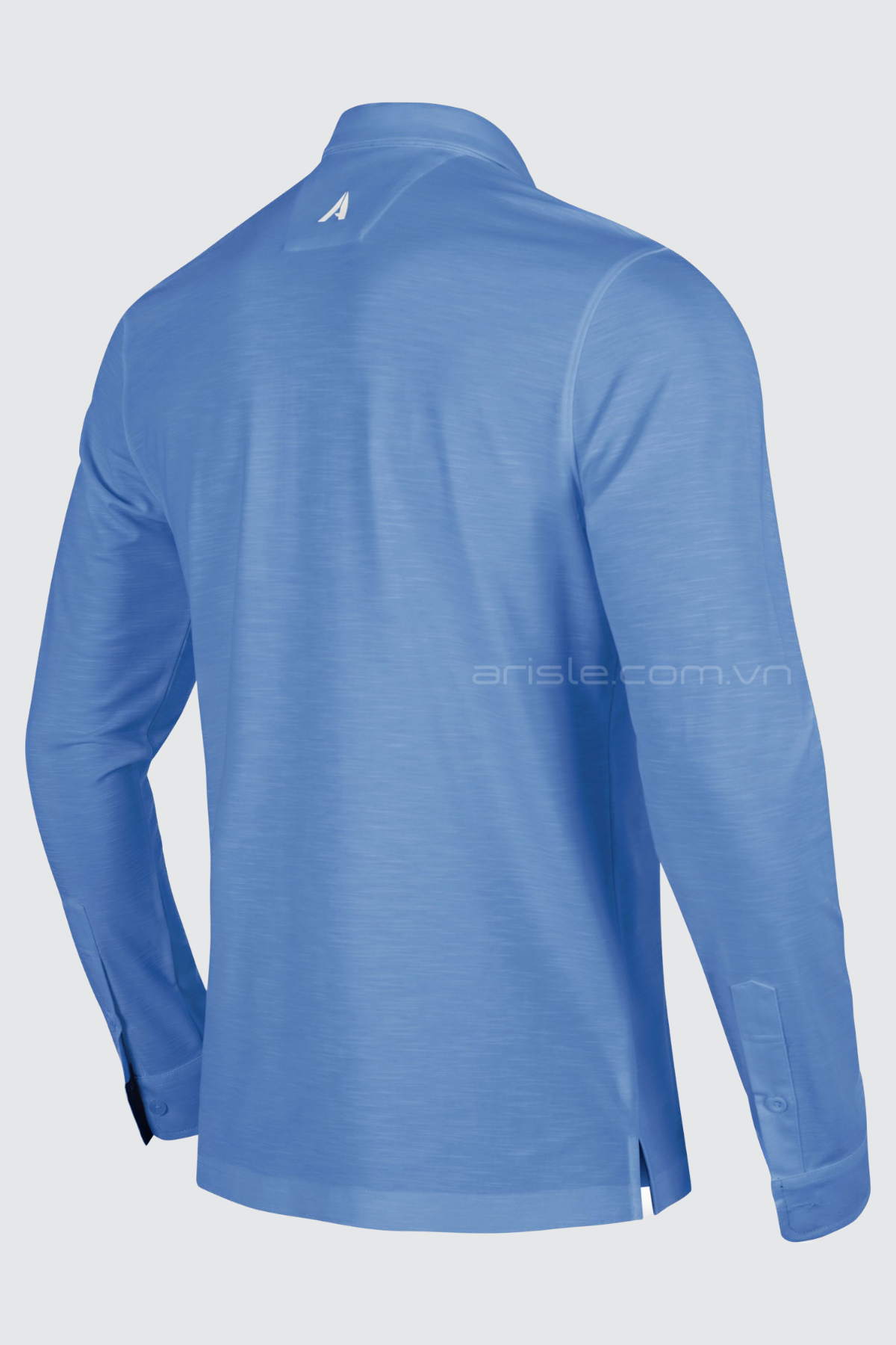 Áo Polo Golf ARISLE LS COTFLEX Sky-Blue