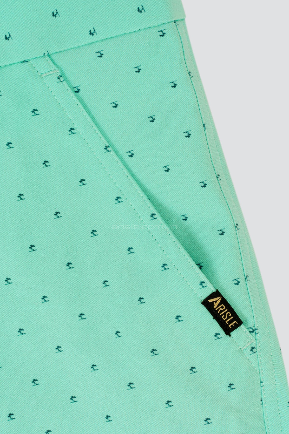 Quần Golf Shorts Nam ARISLE Eiseinhower Pastel Green