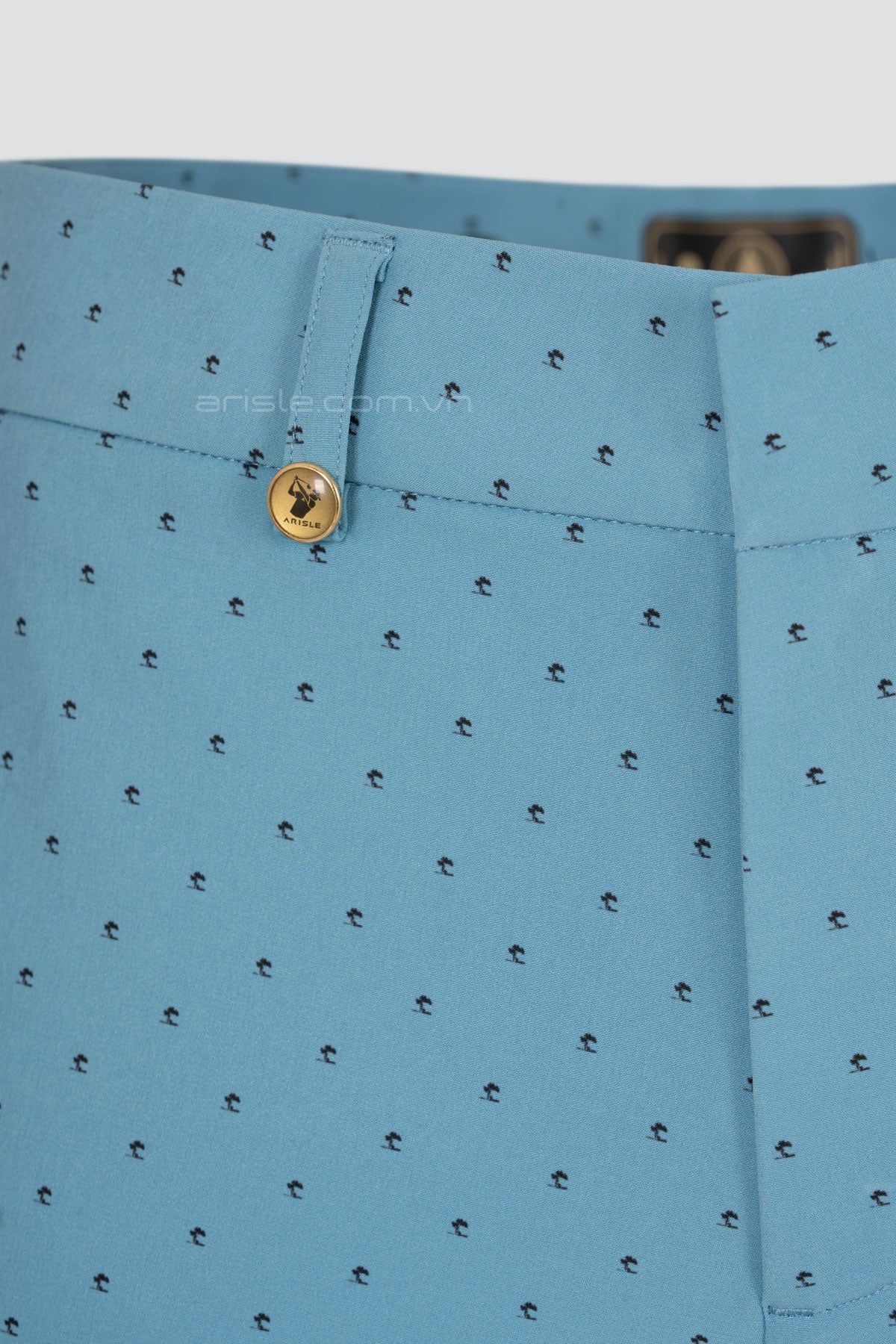 Quần Golf Shorts Nam ARISLE Eiseinhower Pastel Blue
