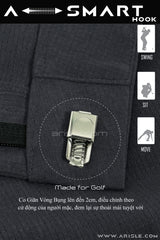 [New in] - Quần Golf Short ARISLE Airvent Frost Black