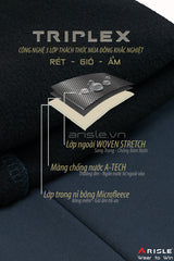 Quần Golf Đông 3 lớp ARISLE TRIPLEX Charcoal Black