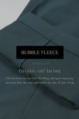 Quần Dài Golf Nam Thu Đông Bubble Fleece-Myth Blue