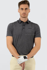 Áo Polo Golf ARISLE A-CLASS Platinum Stripe Ash Grey