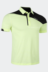 Áo Polo Golf Nam ARISLE Pro-Golfer Black Lime