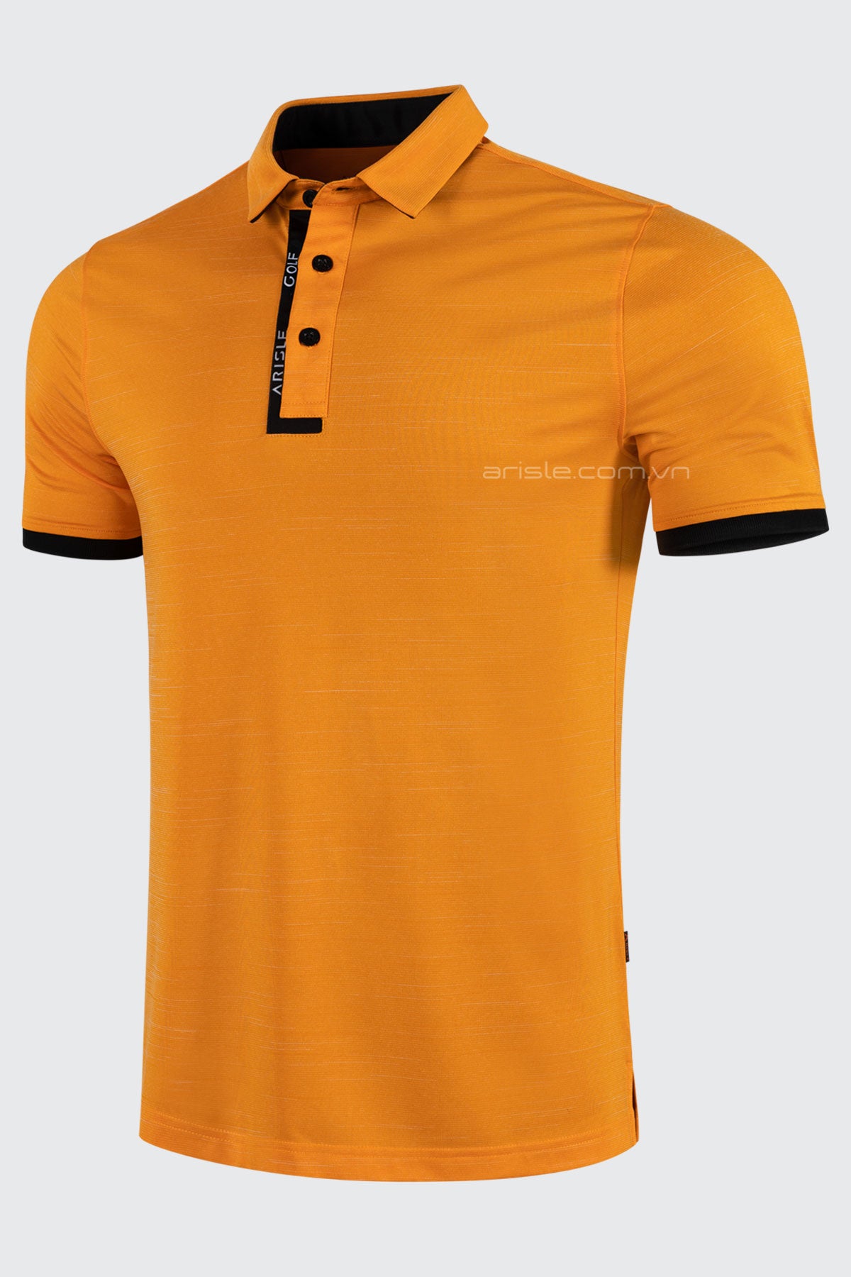 Áo Polo Golf ARISLE Ribb Cuff Storm Orange