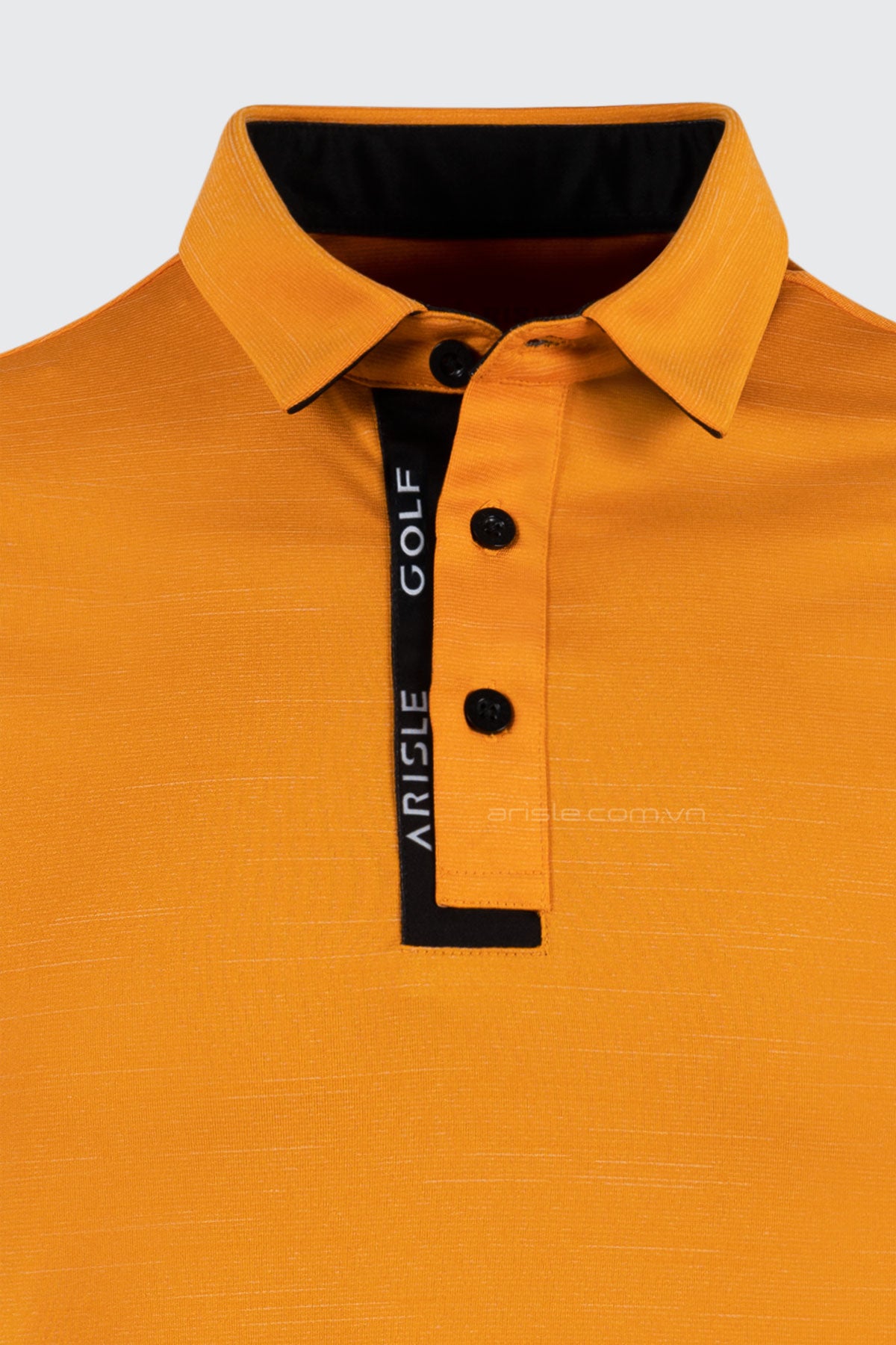 Áo Polo Golf ARISLE Ribb Cuff Storm Orange