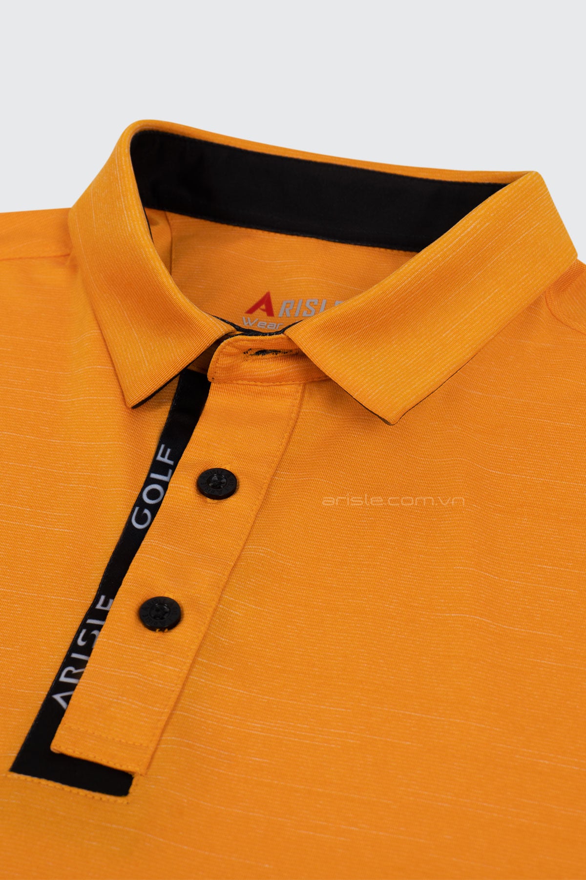 Áo Polo Golf ARISLE Ribb Cuff Storm Orange