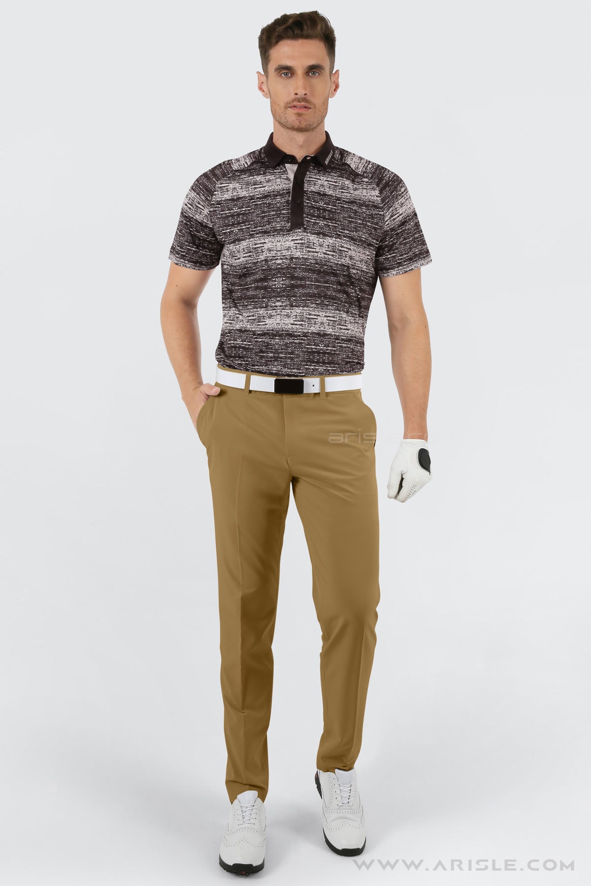 Quần Golf Nam ARISLE Bossman Rich Gold