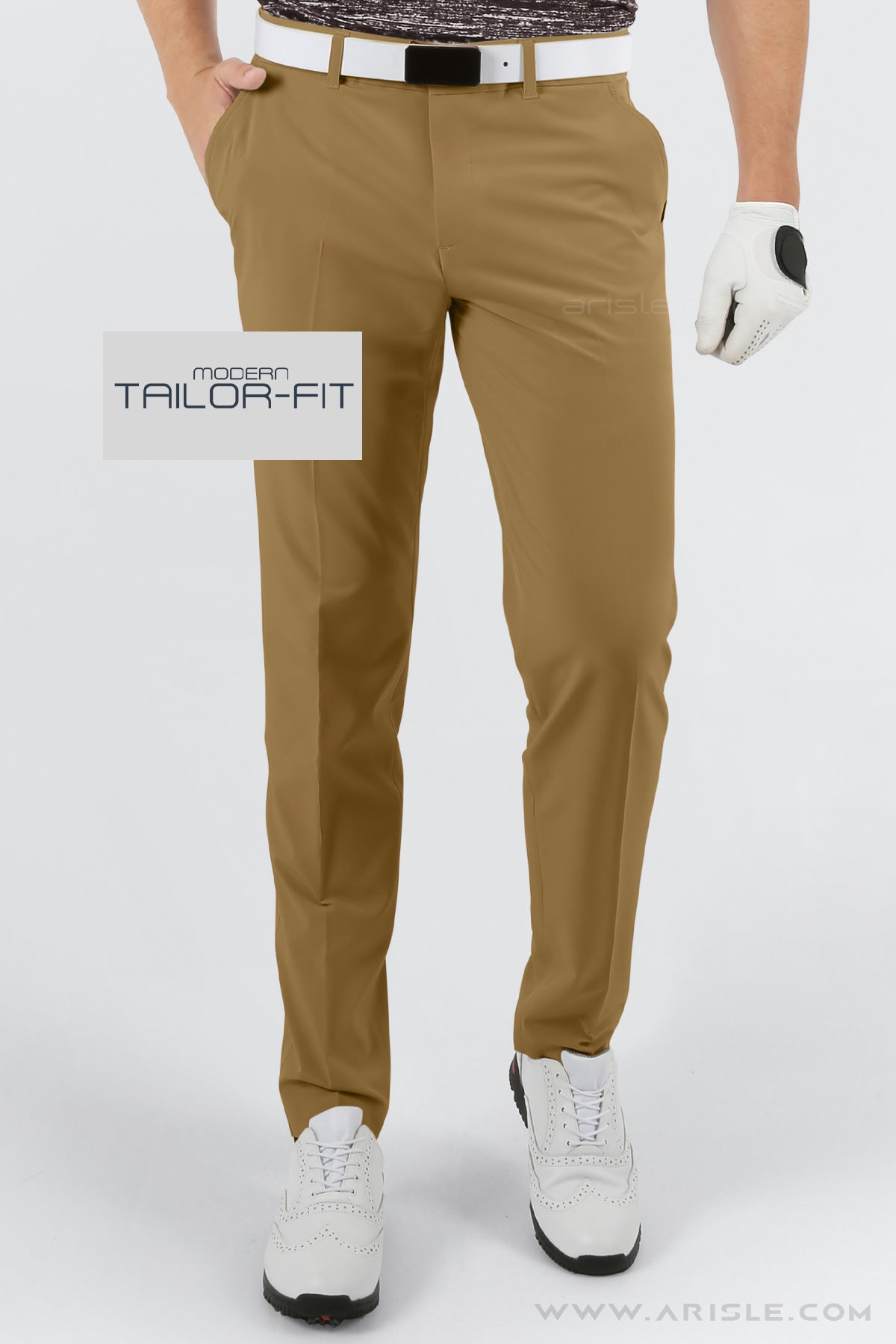 Quần Golf Nam ARISLE Bossman Rich Gold