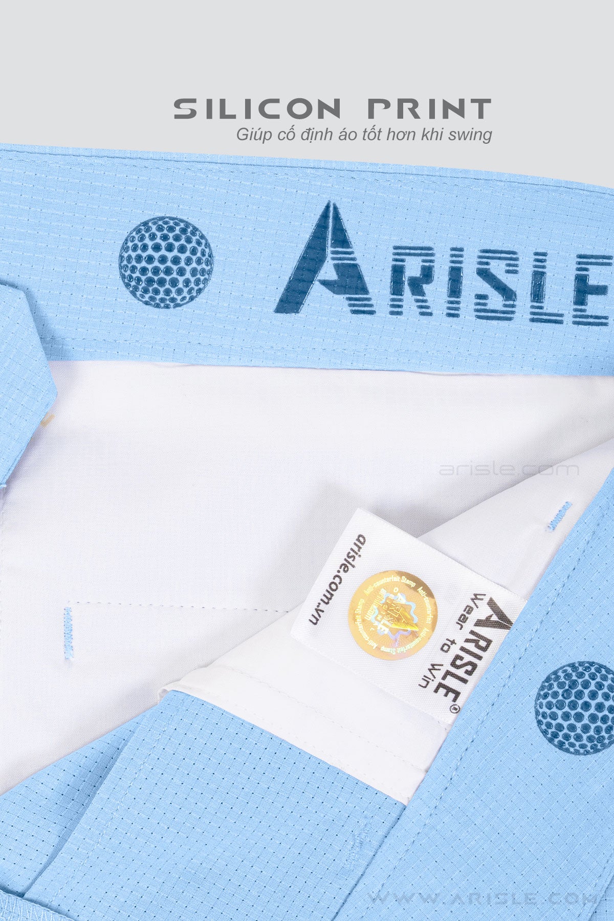 [New in] - Quần Golf Short ARISLE Airvent Bright Blue