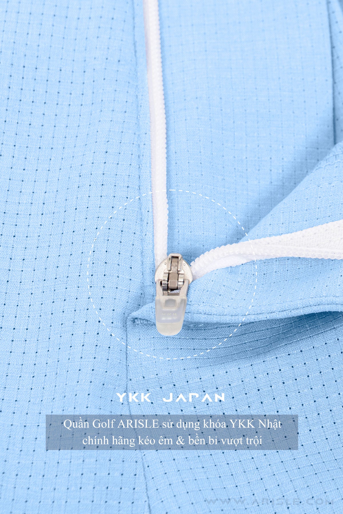 [New in] - Quần Golf Short ARISLE Airvent Bright Blue