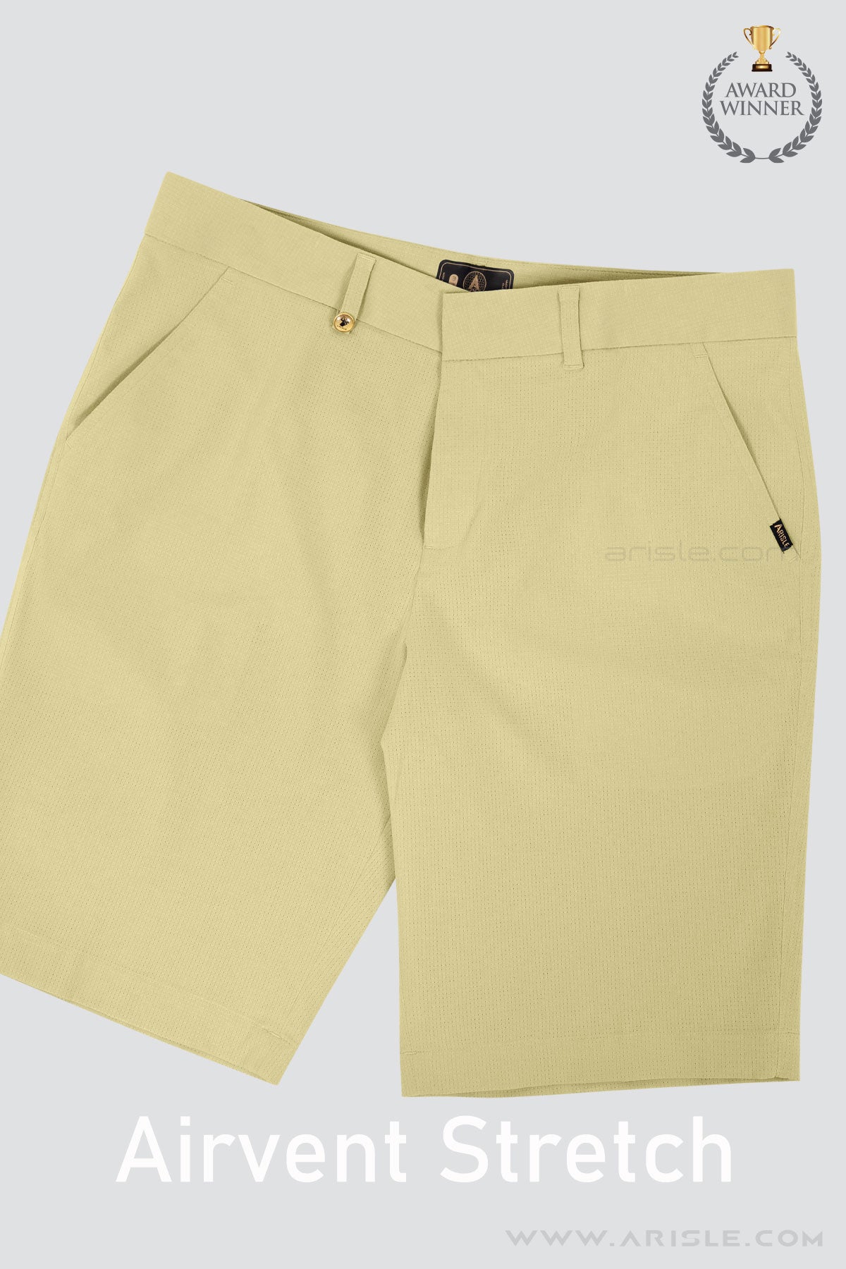 [New in] - Quần Golf Short ARISLE Airvent Summer Yellow